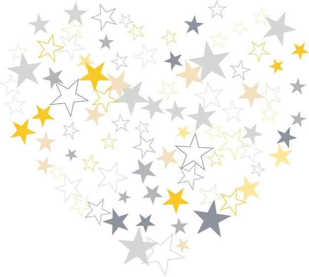El oro brilla, el polvo, el confeti, la magia, las chispas brillantes, el vector de dispersión, la decoración festiva estrellada.