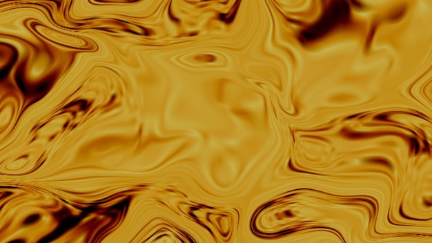 Foto el oro líquido fluye hacia abajo el oro brilla en la luz foto premium
