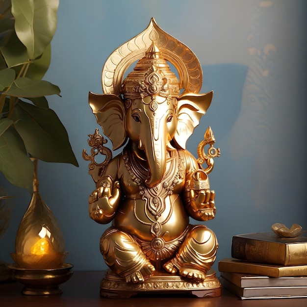 Oro Radiante Ganesha Elegancia Divina