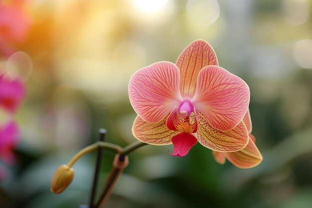 Foto orquídea phalaenopsis rosa