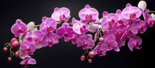 La orquídea Phalaenopsis también conocida como la hermosa orquídea rosa se encuentra en los jardines