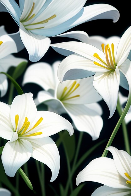 Foto orquídeas blancas fotografía hd flores papel tapiz fondo ilustración diseño material