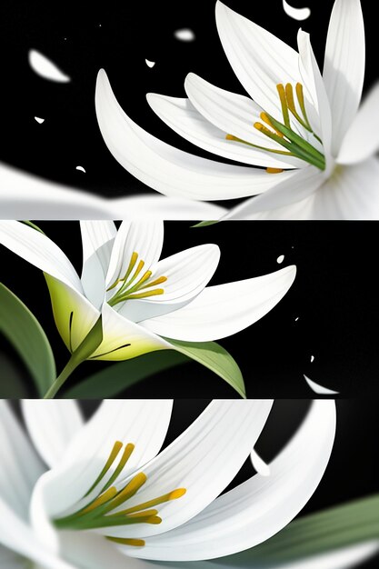 Foto orquídeas blancas fotografía hd flores papel tapiz fondo ilustración diseño material