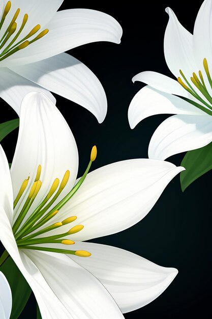 Foto orquídeas blancas fotografía hd flores papel tapiz fondo ilustración diseño material