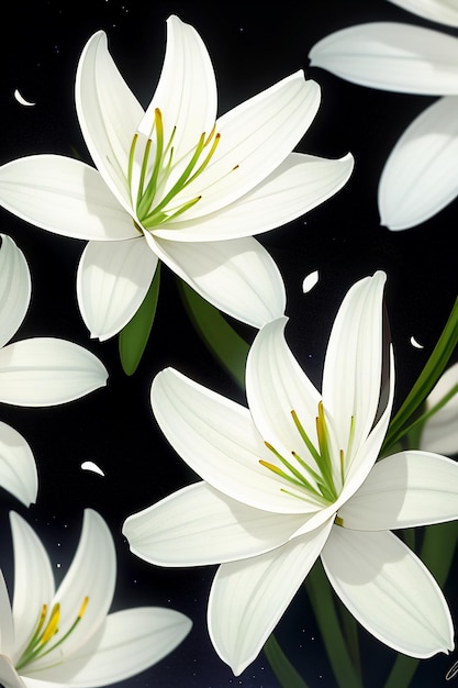 Foto orquídeas brancas hd fotografia flores papel de parede fundo ilustração material de design