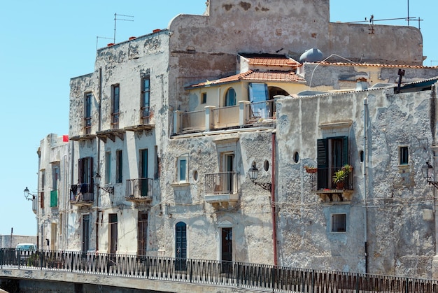 Ortigia street view Siracusa Sicília Itália