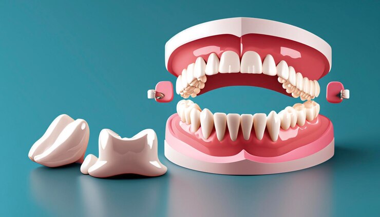 Ortodoncia dental y modelado de prótesis.