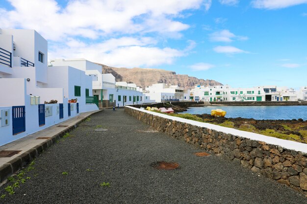 Orzola Dorf in Lanzarote, Kanarische Inseln, Spanien