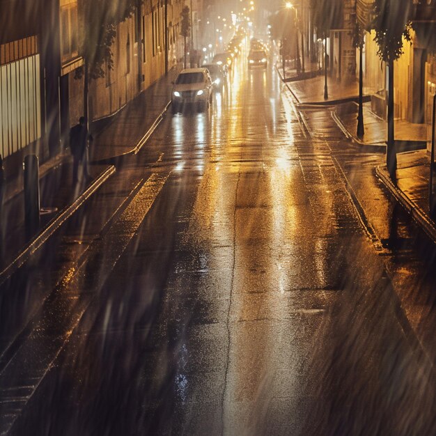 Foto os arranha-céus altos iluminam o horizonte da cidade ao anoitecer gerados pela ia