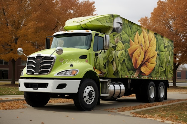 Os caminhões de serviços de remoção de folhas da Rolling Art chamam a atenção com designs cativantes, criando uma visão poderosa