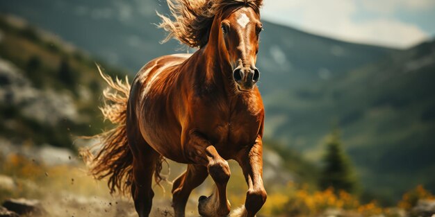 Os cascos dos cavalos a galopar mal tocam o chão.