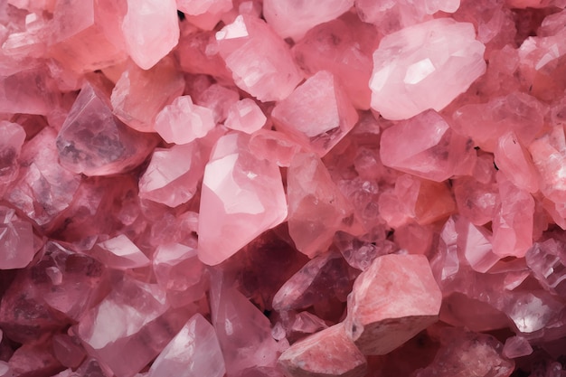 Os cristais cor-de-rosa são essenciais para a sua casa.