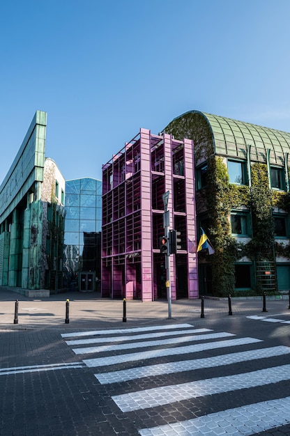 Os edifícios da Biblioteca da Universidade de Varsóvia