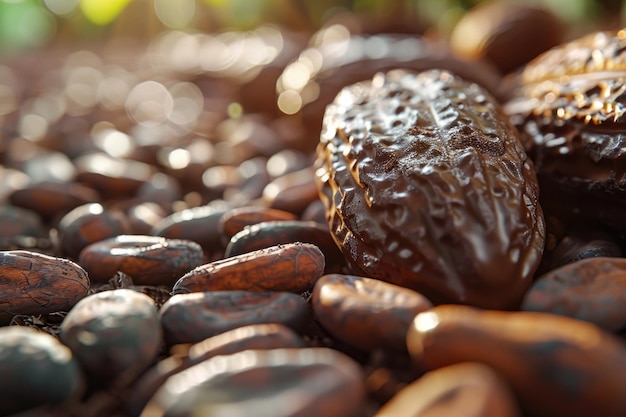 Os grãos de cacau concebidos como notas musicais de chocolate que compõem uma sinfonia que estimula e energiza