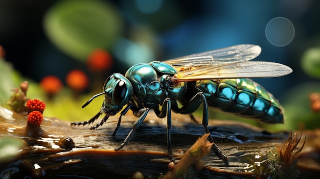 Os insetos vivem na natureza