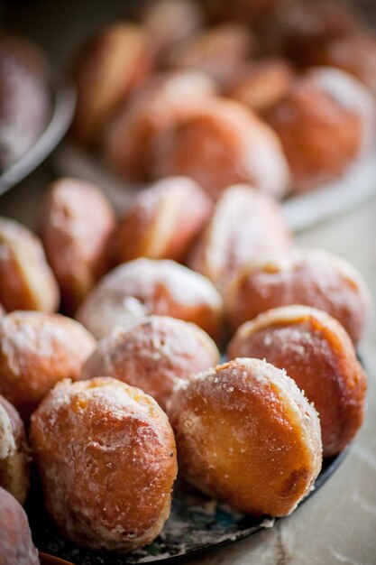 Os melhores donuts caseiros polacos.