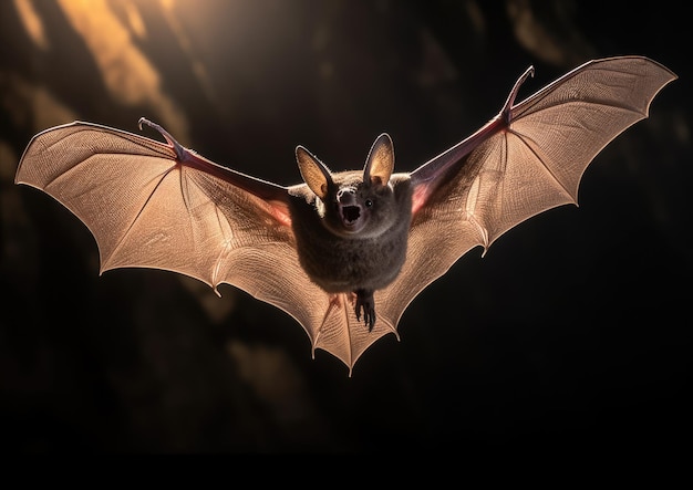 Os morcegos são mamíferos da ordem Chiroptera