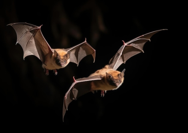 Os morcegos são mamíferos da ordem Chiroptera