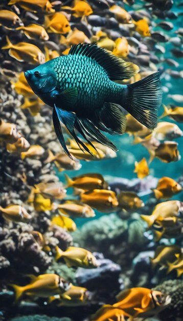 Os peixes-anjo são belezas aquáticas cativantes