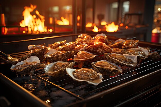 Foto os pescadores cultivam e pesquisam amêijoas em fazendas orgânicas para vendê-las no mercado como ingredientes em restaurantes