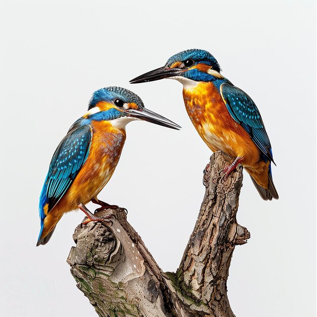 Foto os pescadores-rei em plena vista