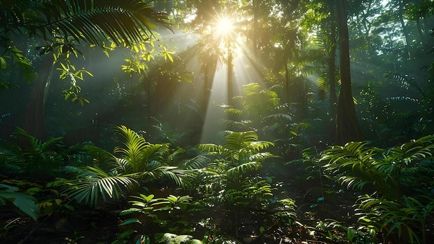 Foto os pesquisadores estudam a floresta tropical para entender os diversos ecossistemas e a composição do solo conceito diversidade do ecossistema da floresta tropical composição do solo pesquisa ecológica biodiversidade