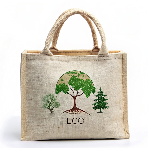 Foto os sacos de burlap são ecológicos e podem ser reutilizados