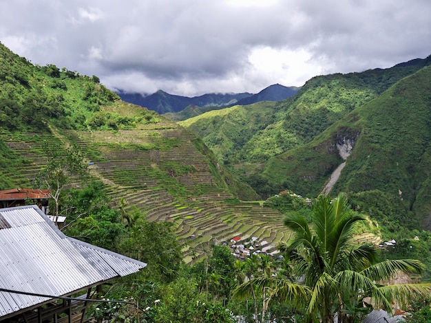 Os terraços de arroz em Banaue Filipinas