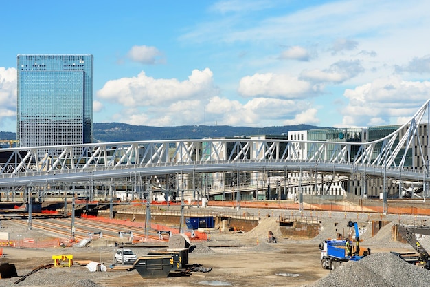 Oslo Stadtbrücke Hintergrund hd