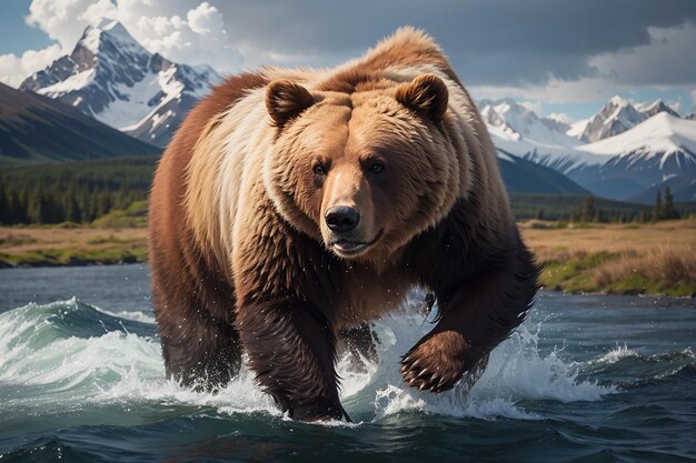 El oso en Alaska