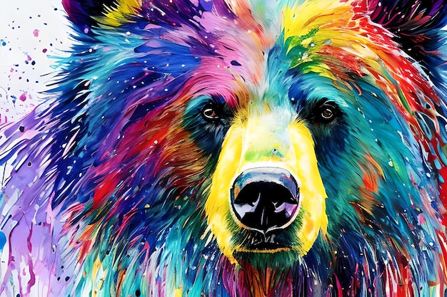 Oso de diferentes colores