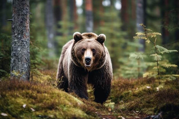 Oso en la naturaleza