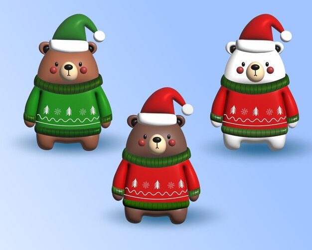 Oso de Navidad