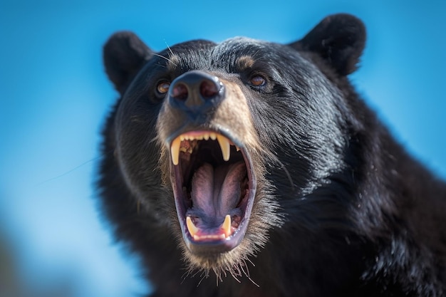 oso negro en la naturaleza