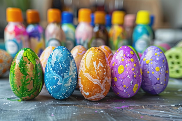 Ostereier Tag DIY Craft Kit für bemalte Eier am Sonntag 31. März 2024