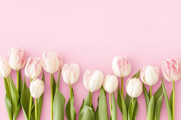 Osterfreude Tulpenprächtigkeit in Pastellfarben