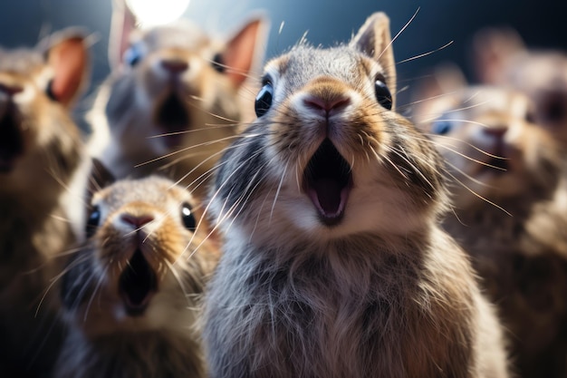 Osterhase-Chor, Tiere singen