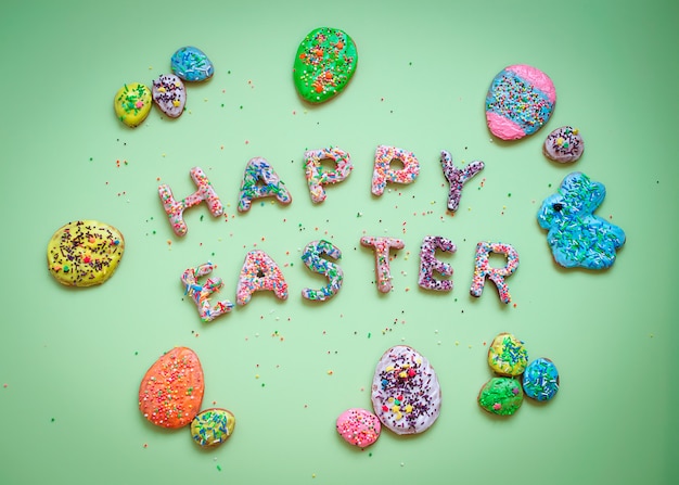 Foto ostern hausgemachte lebkuchen