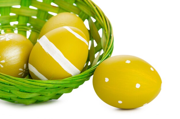 Ostern Hintergrund. isoliert auf weiß