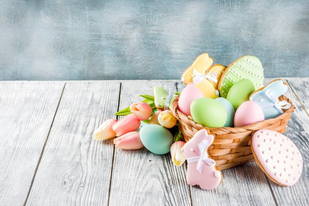 Osterplätzchen Hintergrund