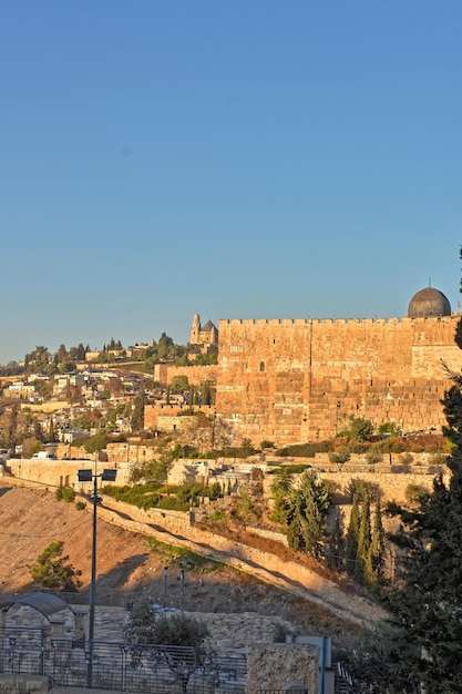 Ostwand der Altstadt von Jerusalem