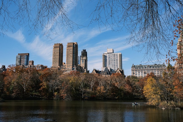 El otoño en el Central Park de Nueva York