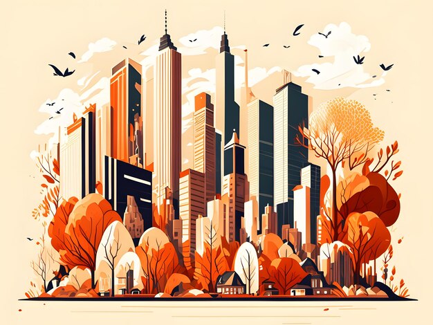 otoño de la ciudad