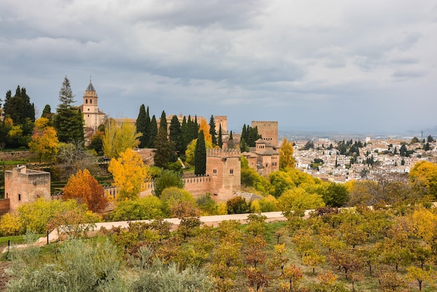 Otoño en Granada Alhambra