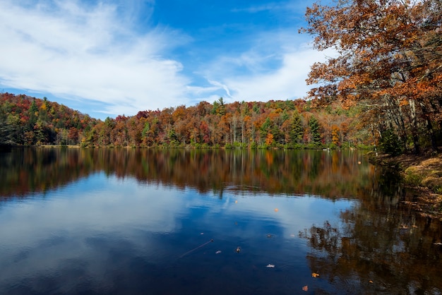 Otoño en el lago Winfield Scott