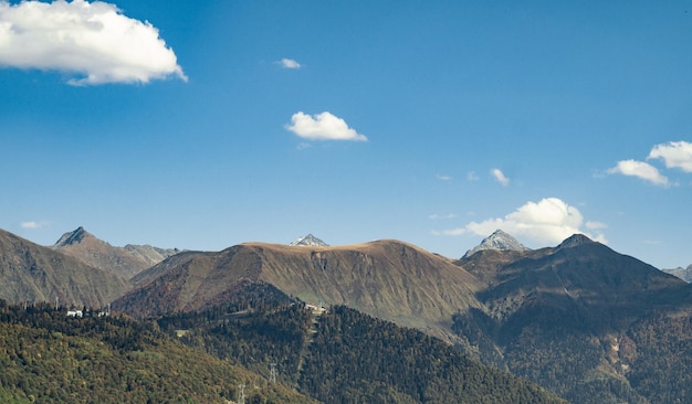 Otoño en las montañas de Krasnaya Polyana