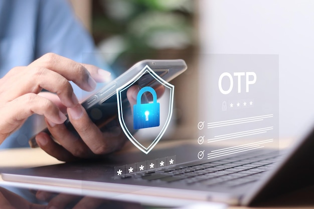 OTP Seguridad de contraseña de una sola vez Autenticación de transacción de compra Seguridad de inicio de sesión del usuario