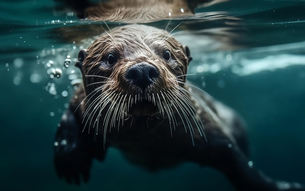 Otter generative Unterwasser-KI