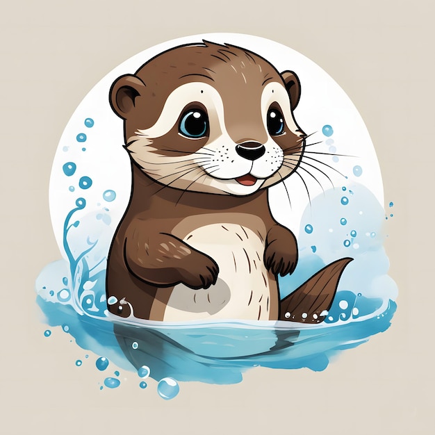 Otter-Tier-T-Shirt-Design