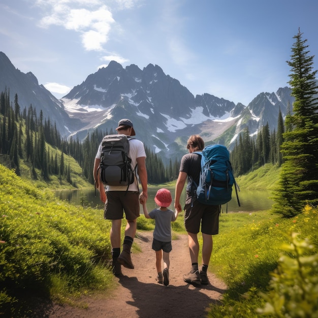 Outdoor-Abenteuer in einem malerischen Nationalpark